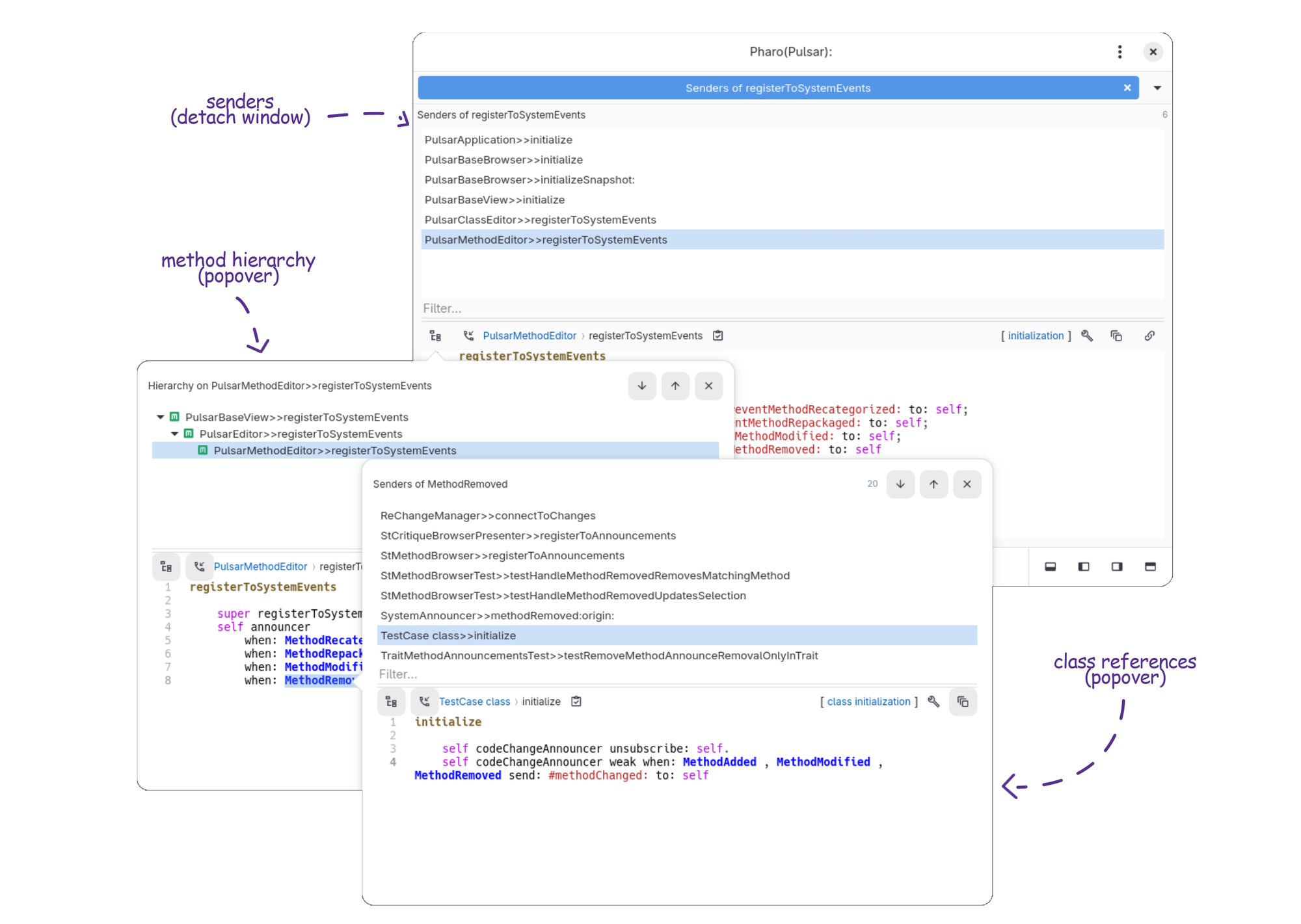 Exploring code in Pulsar